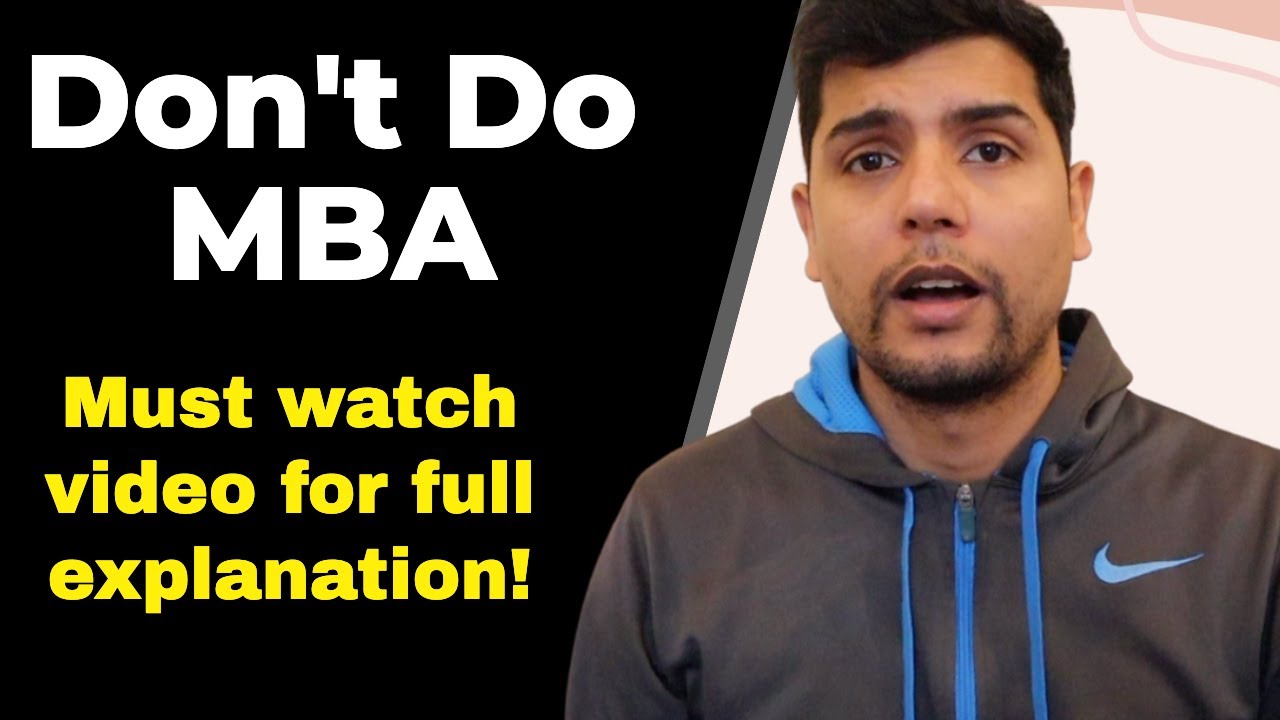 Why you Don't Do MBA from UK or anywhere else..?
