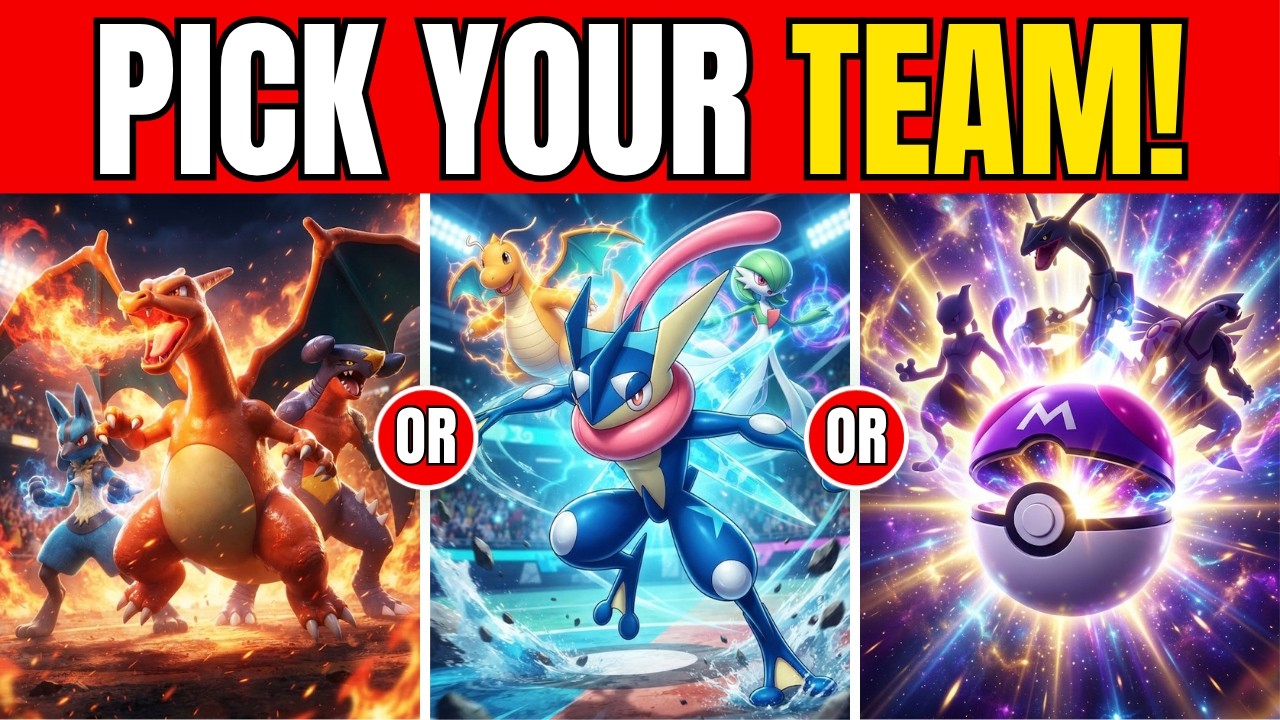 Собери свою ИДЕАЛЬНУЮ КОМАНДУ POK&Eacute;MON! ⚡ | Что бы ты выбрал?