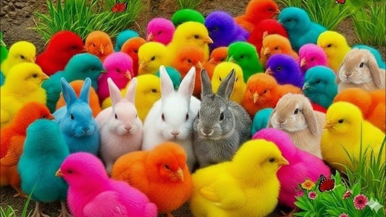 Tangkap Ayam Lucu, Ayam Warna Warni, Ayam Rainbow Gokil, Kelinci, Kucing Lucu, Bebek, Hewan Lucu
