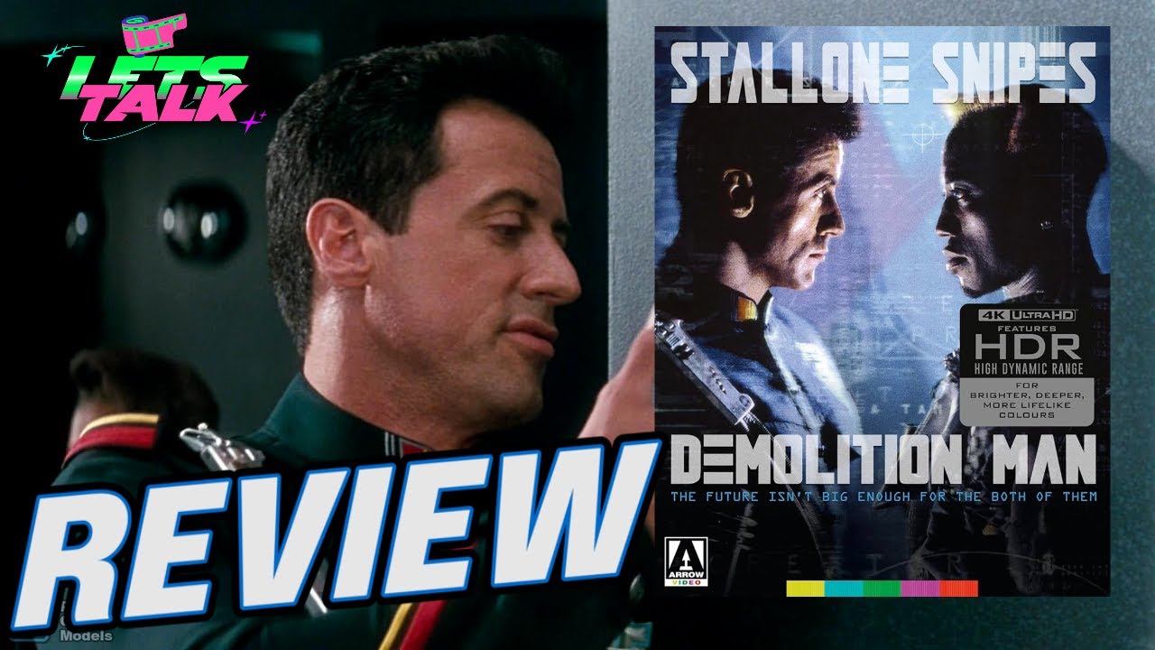 DEMOLITION MAN - FILM & 4K BLU RAY REVIEW - Arrow does it again!