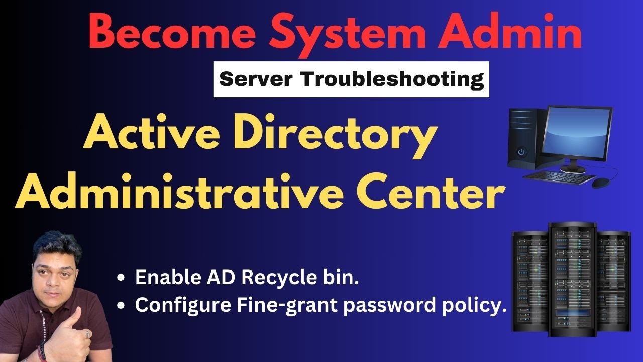Configure Fine Grant AD password Policy ! AD Administrative Center ! Become System Admin in 2024.