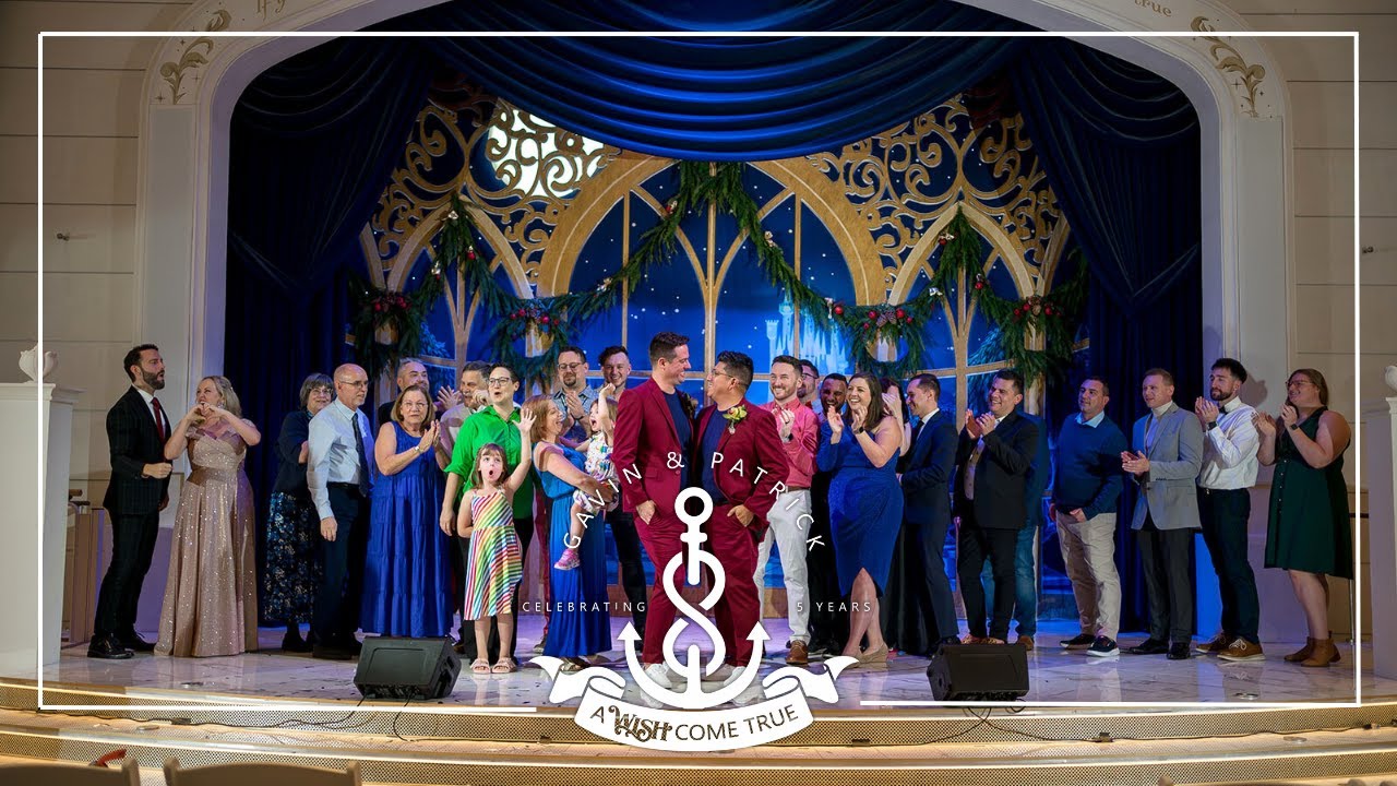 Gavin + Patrick's Disney Cruise Line Vow Renewal | Disney Wish