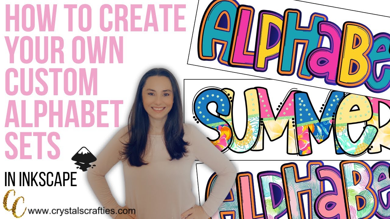 How to Make an Alpha Set in Inkscape | Create Doodle Letters for Digital Designs