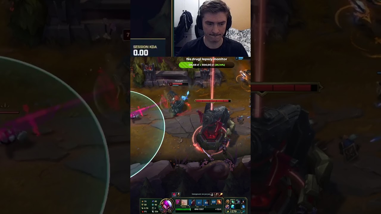 Dive kata nawet coś wyszło |  #smaniek on #Twitch #katarinaotp #nice #dive #triple #wow #300baniek