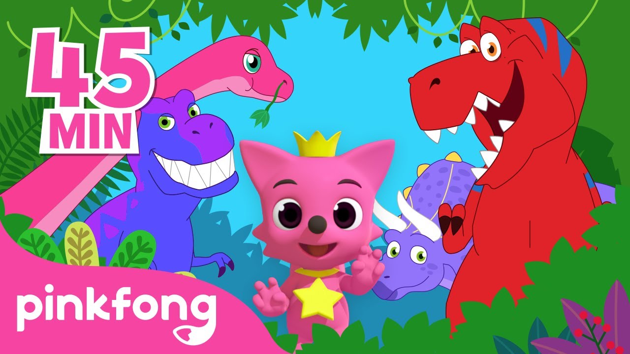 Chansons des Dinosaures, Pinkfong et Bébé Requin | +Comptine Bébé | Pinkfong ! Chansons pour Enfants