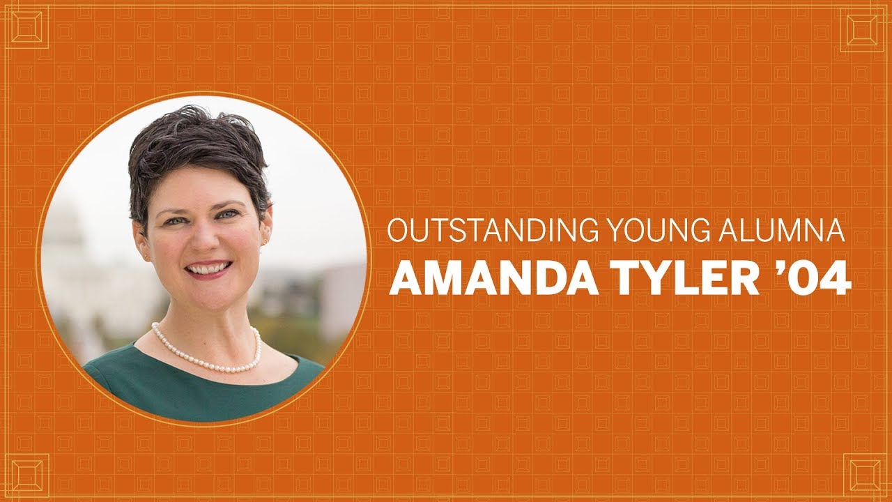 2019 Alumni Awards: Outstanding Young Alumna, Amanda Tyler &lsquo;04