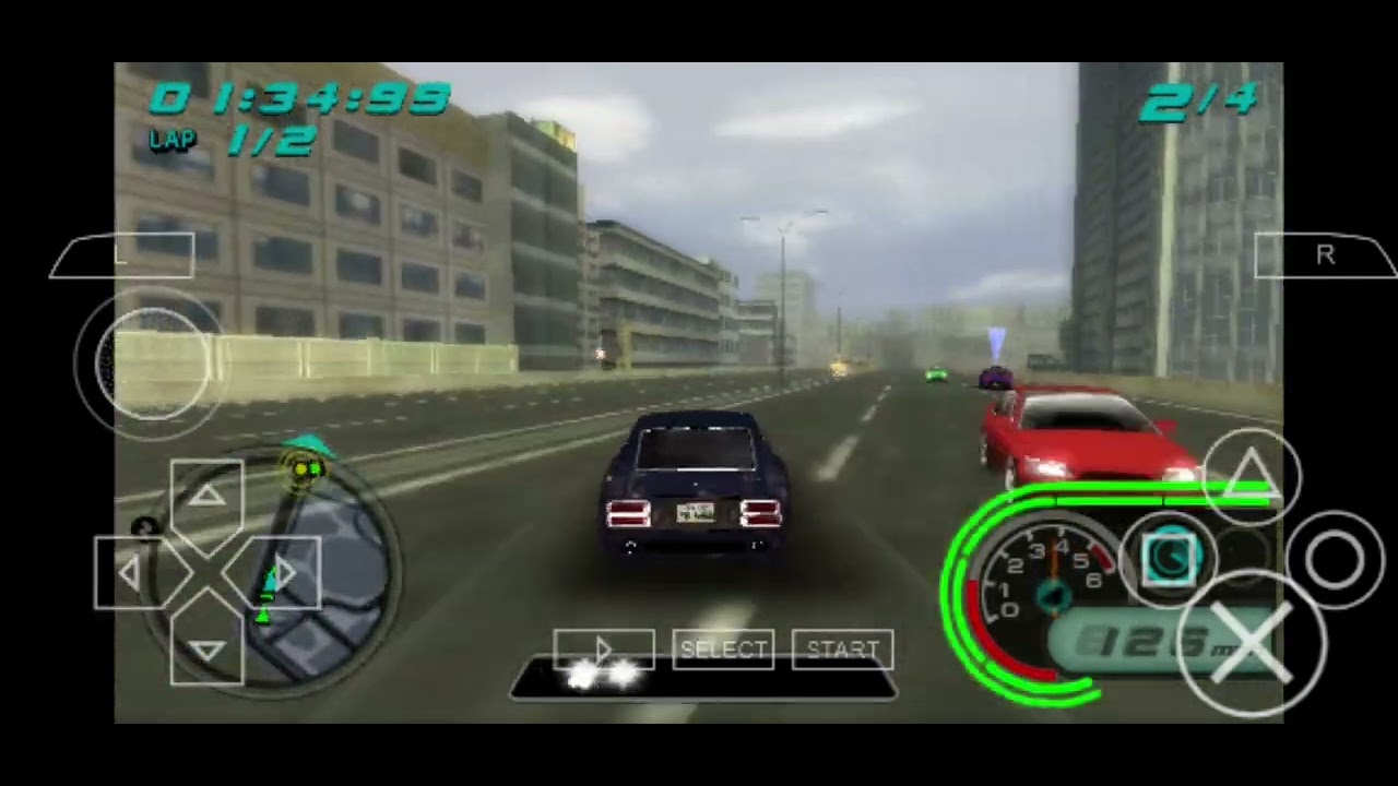 Midnight Club: L.A. Remix Gameplay PPSSPP Android