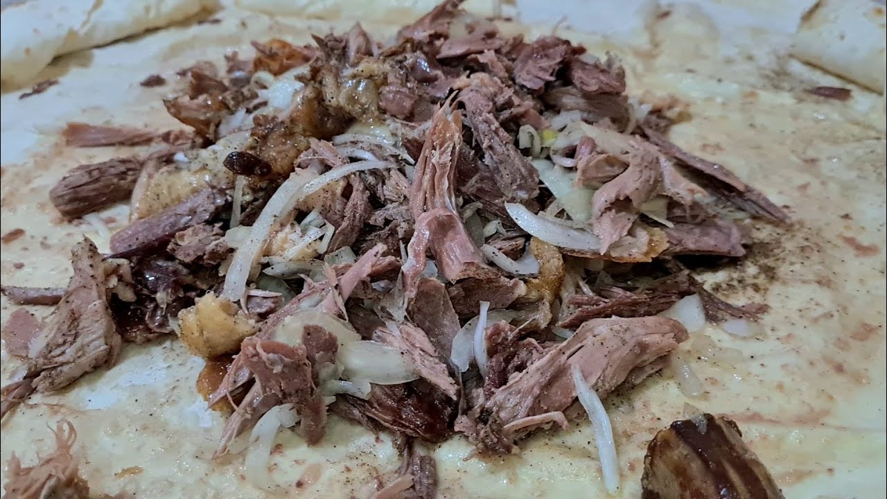 Блюдо из гуся по рецепту турецкой бабушки, гусиный трит и ыслама, очень вкусно! Очень легко готовить