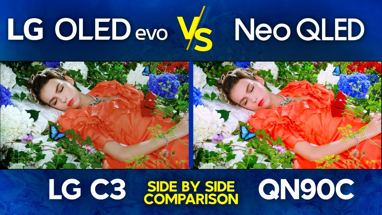 LG C3 OLED против Samsung QN90C | Сравнение OLED-телевизоров и Neo QLED 2023 4K