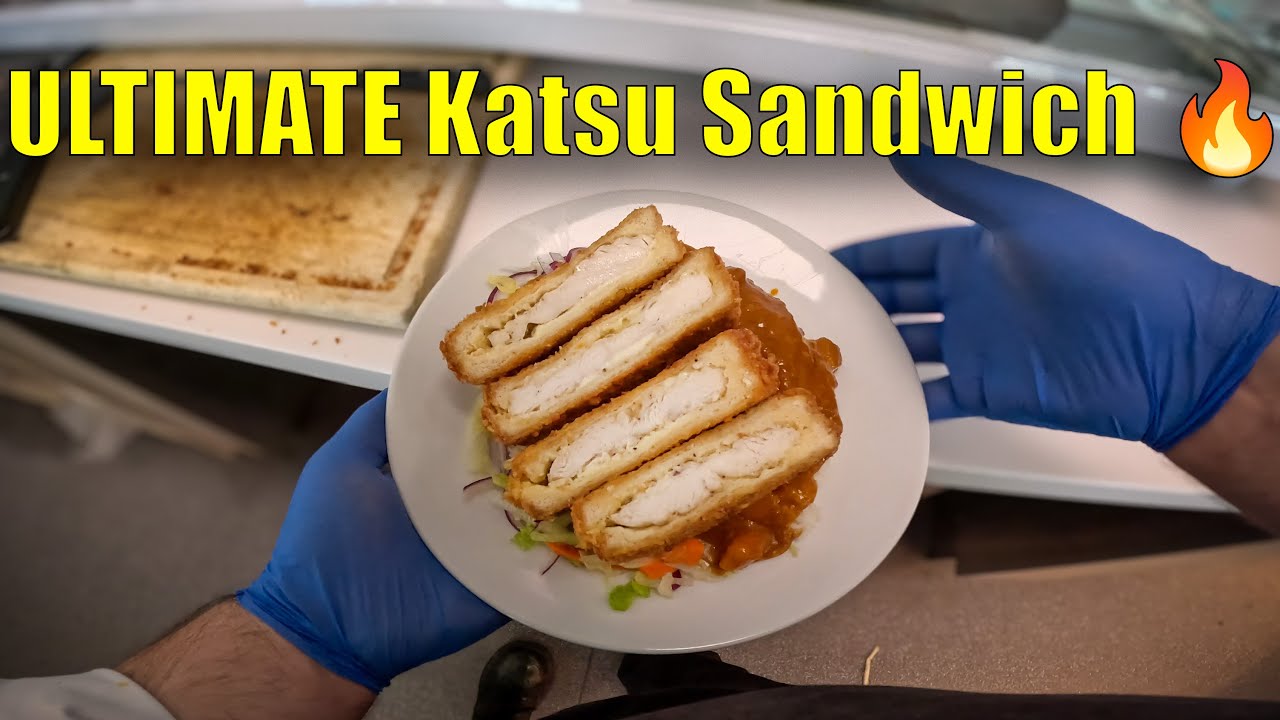 The Most Over-the-Top Katsu Sandwich Ever 👌😊👍