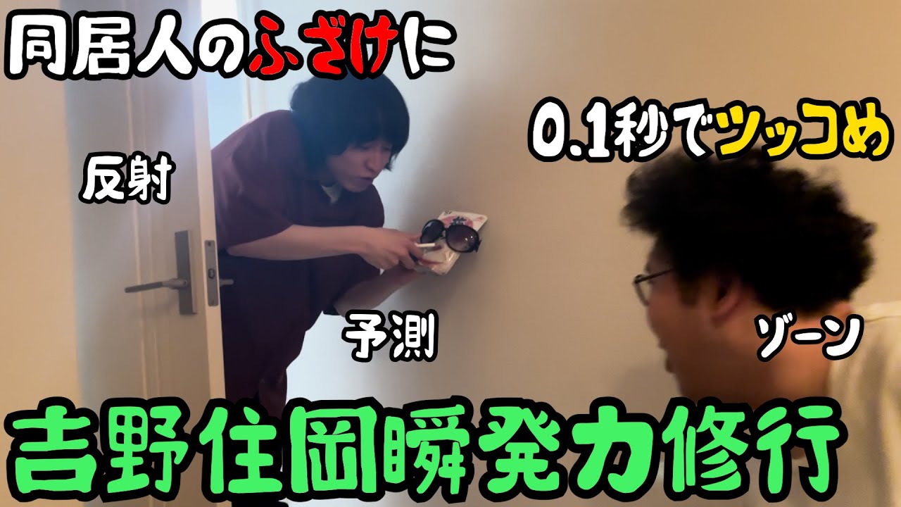 【ルームシェア】瞬発力をあげる修行をしよう【反応速度】