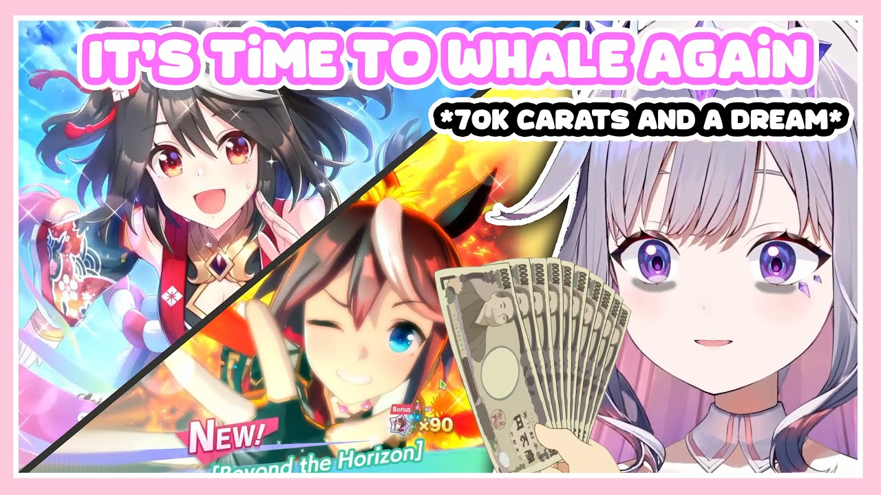 Зависимость Бибу от гачи на Umamusume Global Pt. 2...【Косеки Биджу / HoloEN】