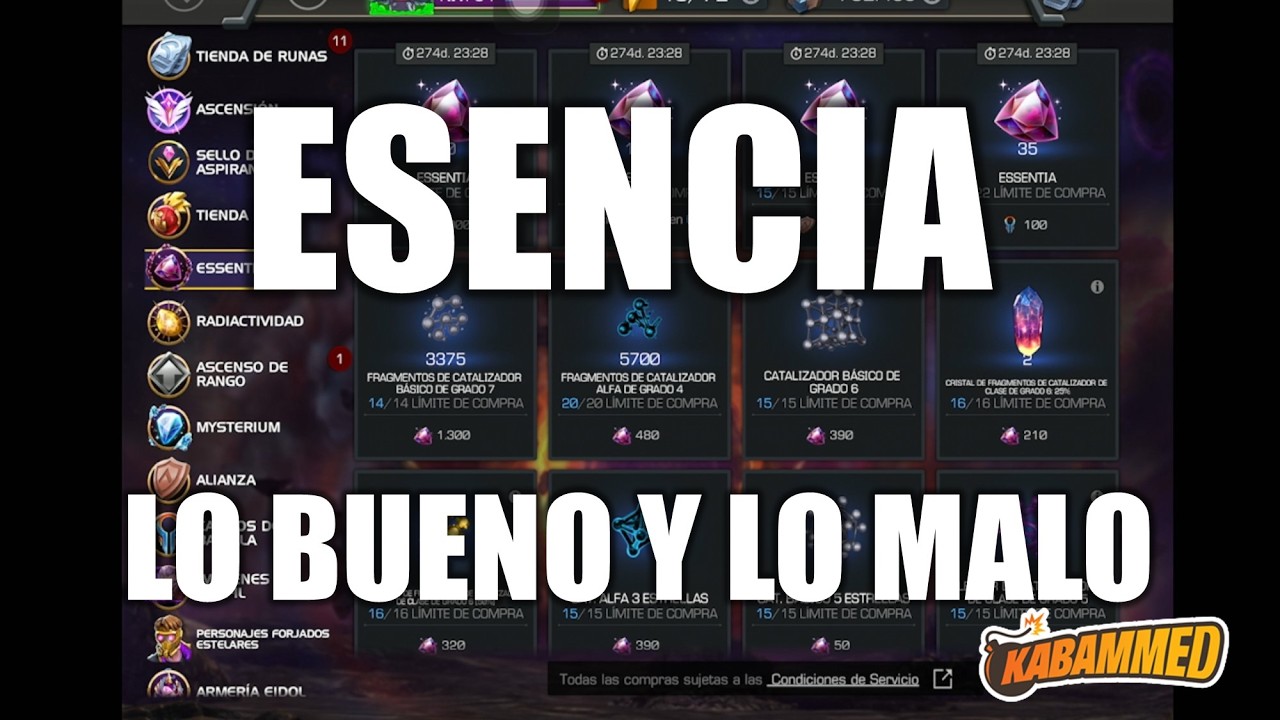 LA ESENCIA tiene un GRAVE PROBLEMA - TODOS LOS CAMBIOS BUENOS Y DESASTROZOS- Marvel MCOC