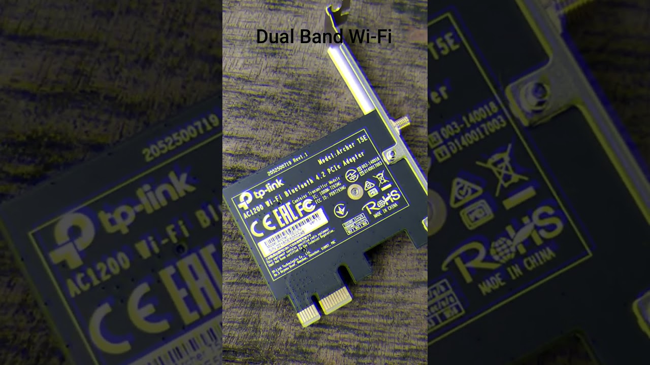 TP-Link AC1200 Wireless WiFi PCIe Card | 2.4G/5G Dual Band Wi-Fi PCI | Long Range #shorts #wifi