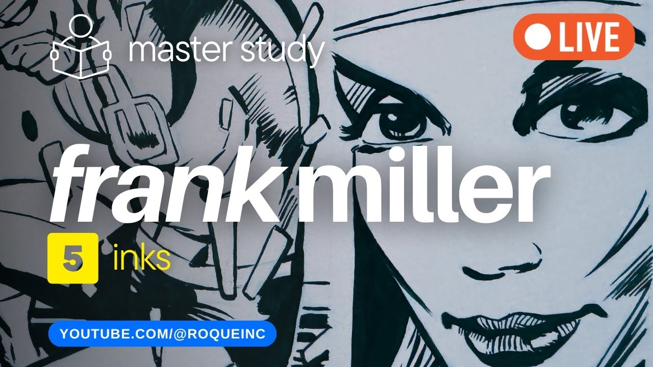 🎨 MASTER STUDY: FRANK MILLER - Part 5 (Final Inks)