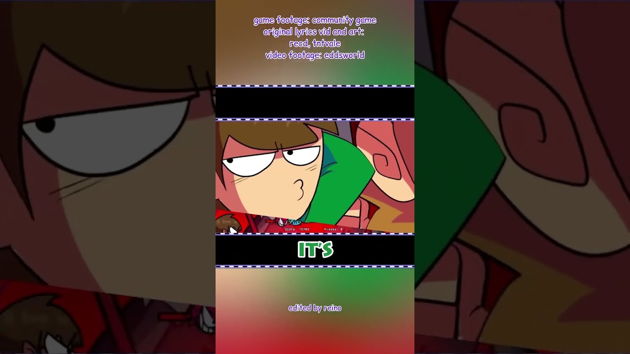 Challenge-EDD с отредактированным текстом песни (клип) #fnf #eddsworld #tord