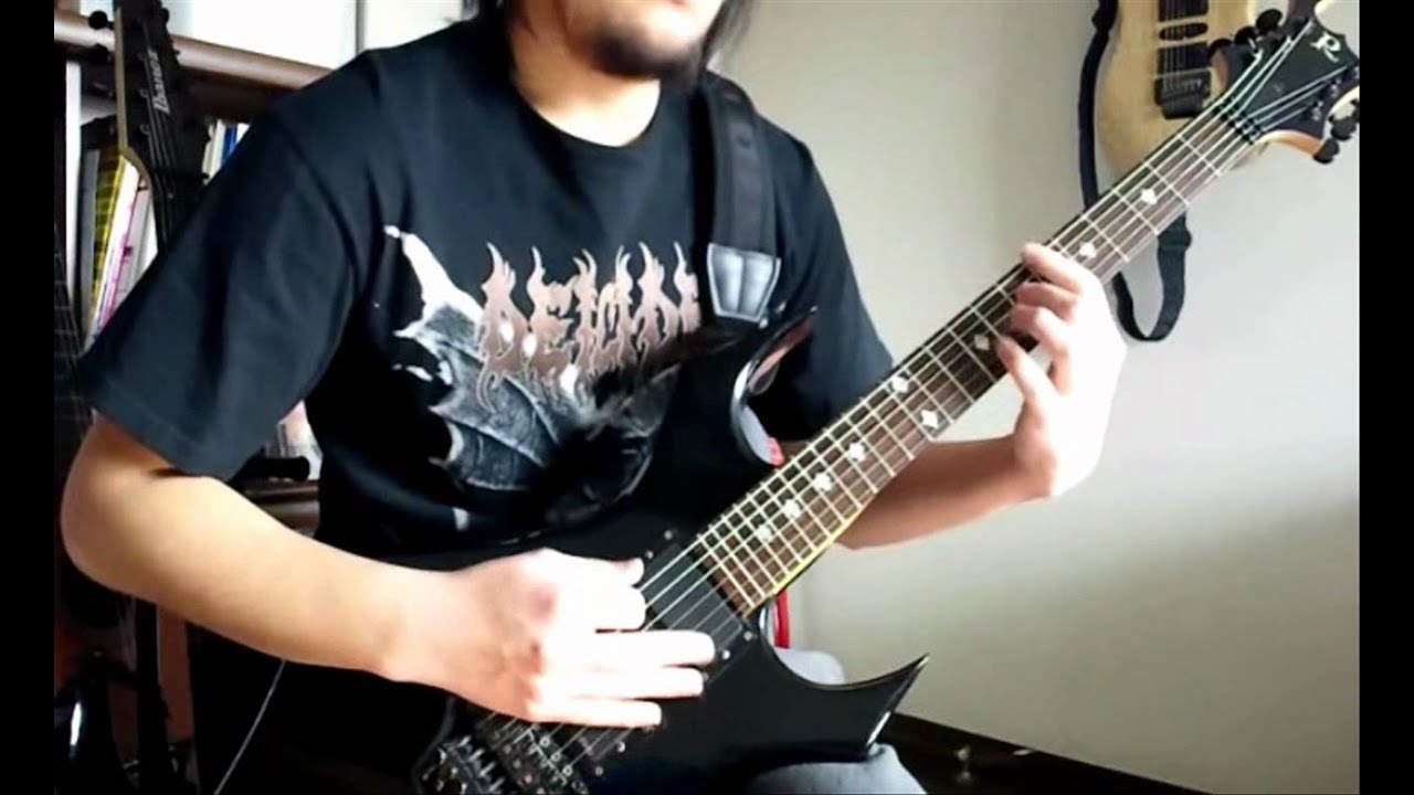 Nile - Lashed To The Slave Stick (guitar cover)