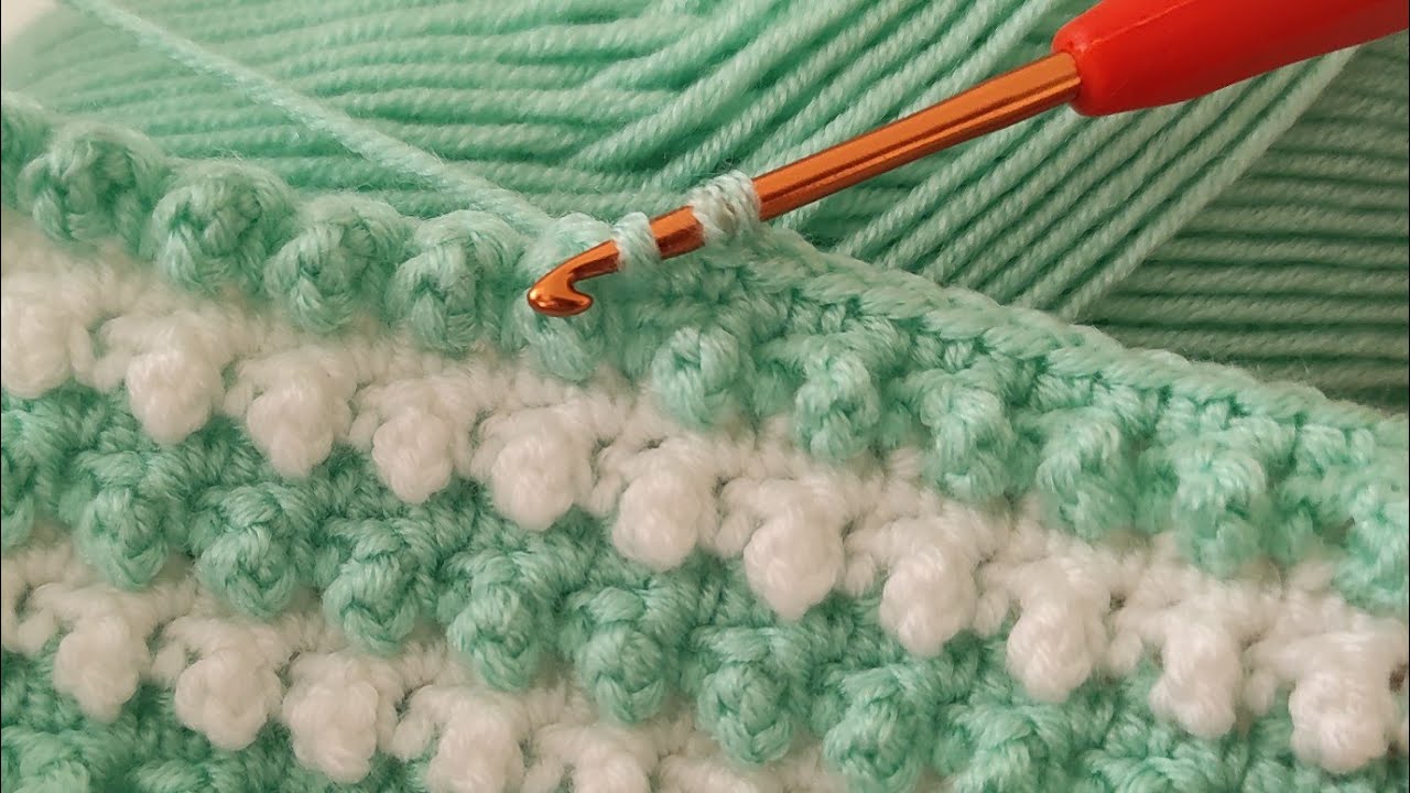 Супер легкая выкройка детского одеяла крючком для начинающих ~ Trend Crochet Blanket Pattern