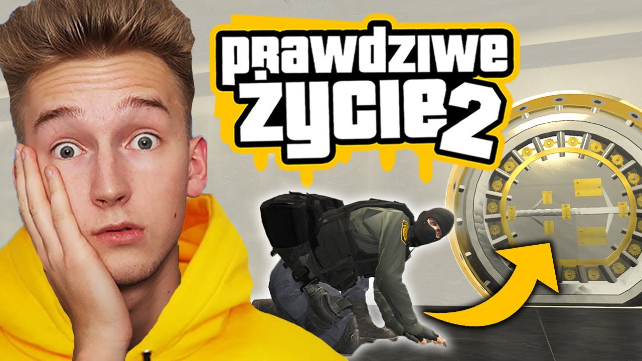 GTA V PRAWDZIWE ŻYCIE #99 NAPADŁEM na BANK! 😳