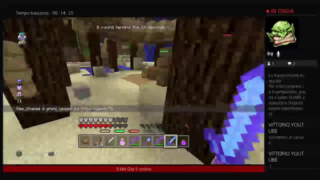 Live streaming Minecraft -Gta 5 online
