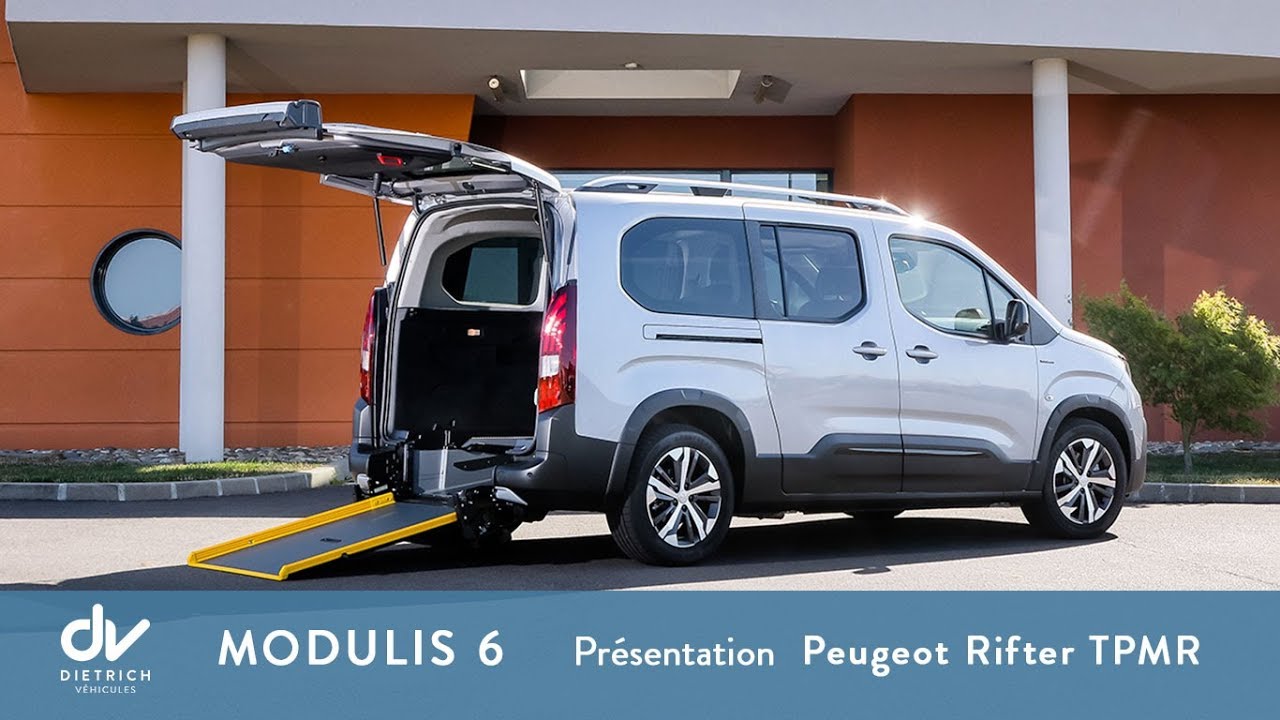 Peugeot Rifter TPMR, la voiture aménagée handicap polyvalente et élégante