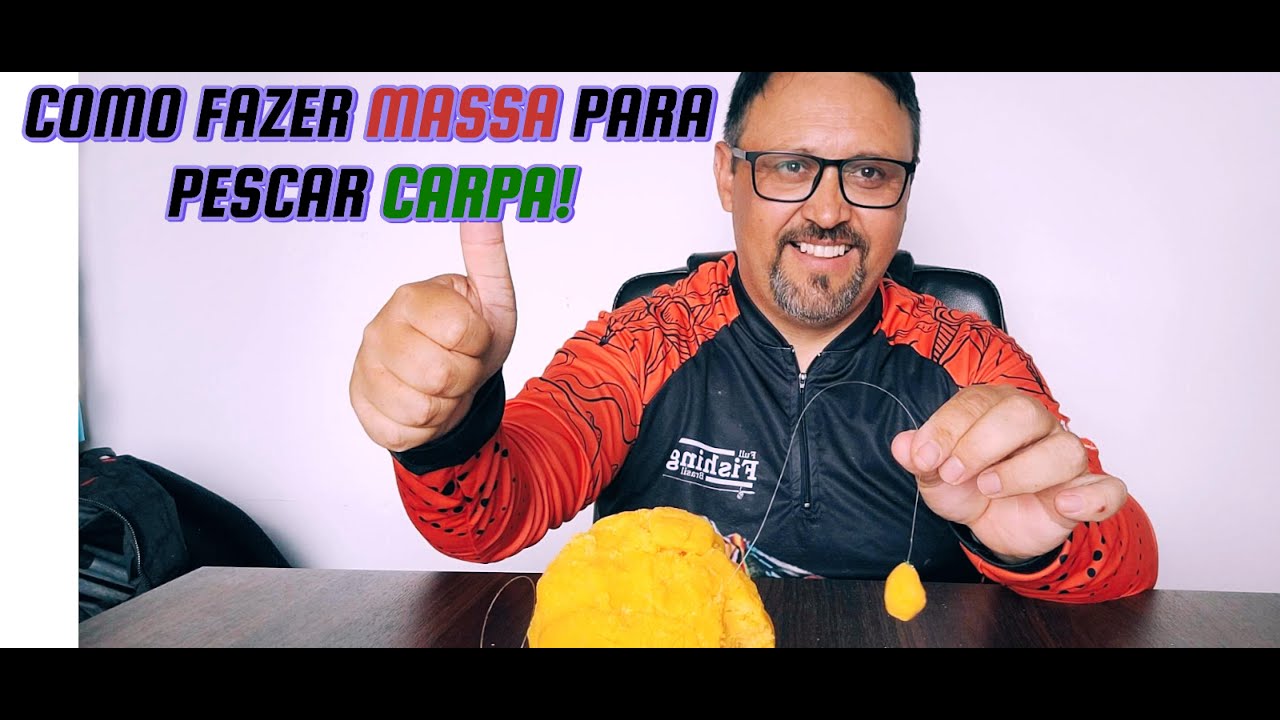 Veja como fazer MASSA para pescar carpa nos rios e pesqueiros !