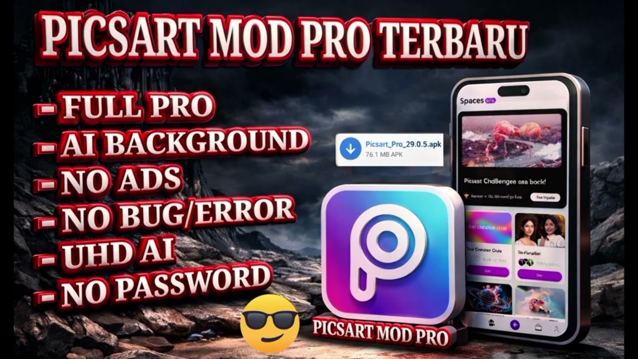 Picsart Mod Apk + Unlock premium full terbaru latest version