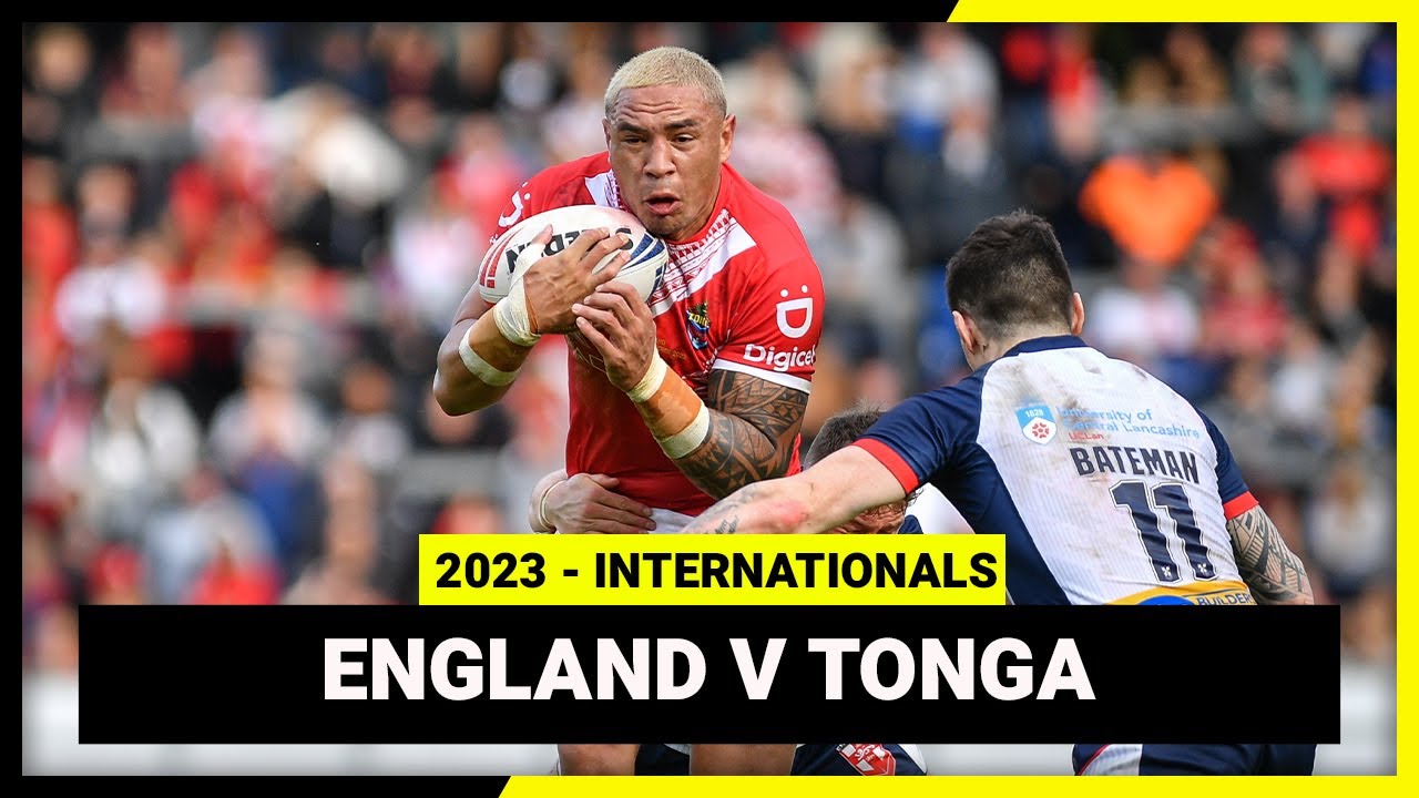 England v Tonga | Full Match Replay | International Rugby League | First Test | 2023