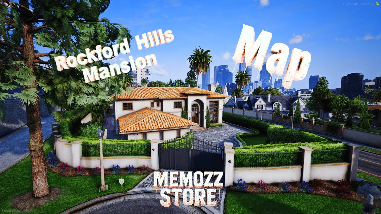 FREE Rockford Hills Mansion Interior MLO | FIVEM | ZZ