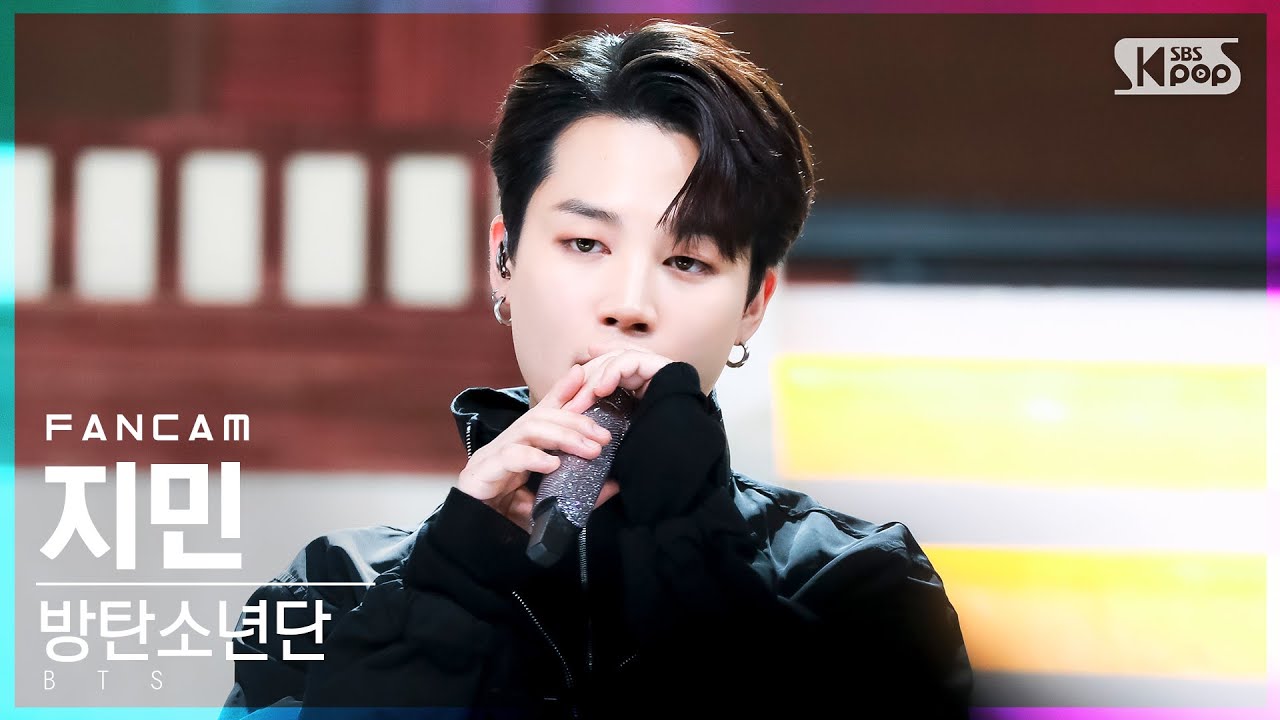 [안방1열 직캠4K] 방탄소년단 지민 'Yet To Come' (BTS JIMIN FanCam)│@SBS Inkigayo_2022.06.19.