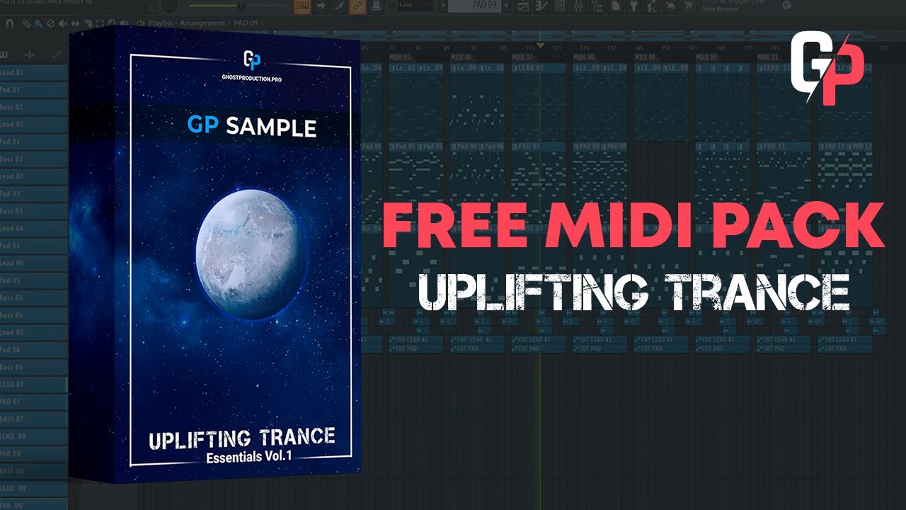 FREE Uplifting Trance MIDI Pack  - 12 Uplifting Trance Midi Melodies