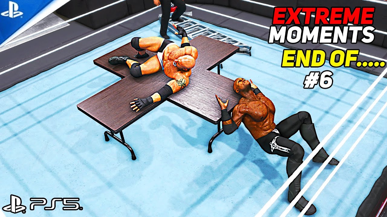 WWE 2K20 Extreme Moments Part 6! The END Of WWE 2K20 (PS5)
