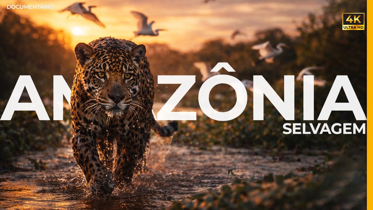 Floresta Amazônica Como Você Nunca Viu - DOCUMENTÁRIO 4K