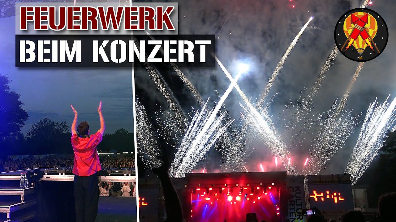 FEUERWERK zum KONZERT von FELIX JAEHN | Backstage | Talfeuerwerk