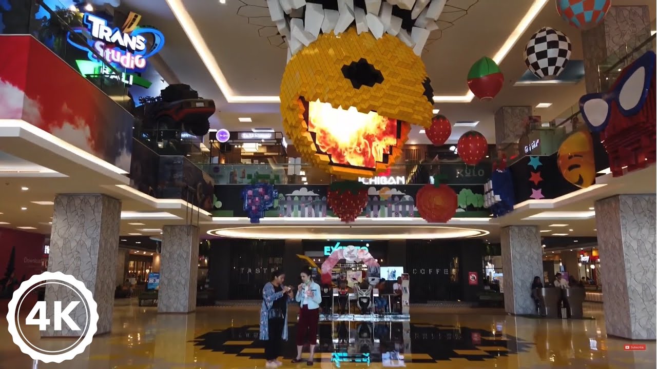 Walking Tour Trans Studio Mall (TSM) Denpasar, Bali Indonesia [4K]