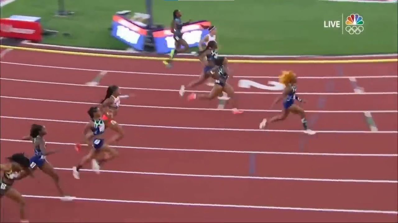 Women 100m Finals  USA Track & Field Olympic Team Trials 2021 June 19 女子100米奥运队选拔决赛 Sports, 体育