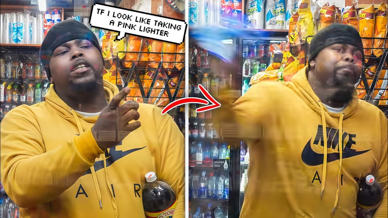 Selling Pink Lighter In the Hood Gone Wrong