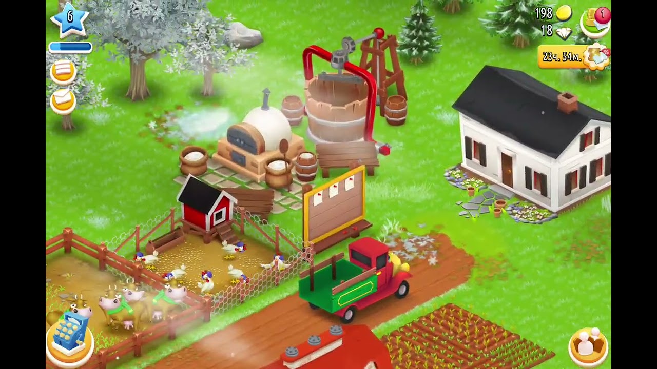 Играю в HAY DAY - часть #1