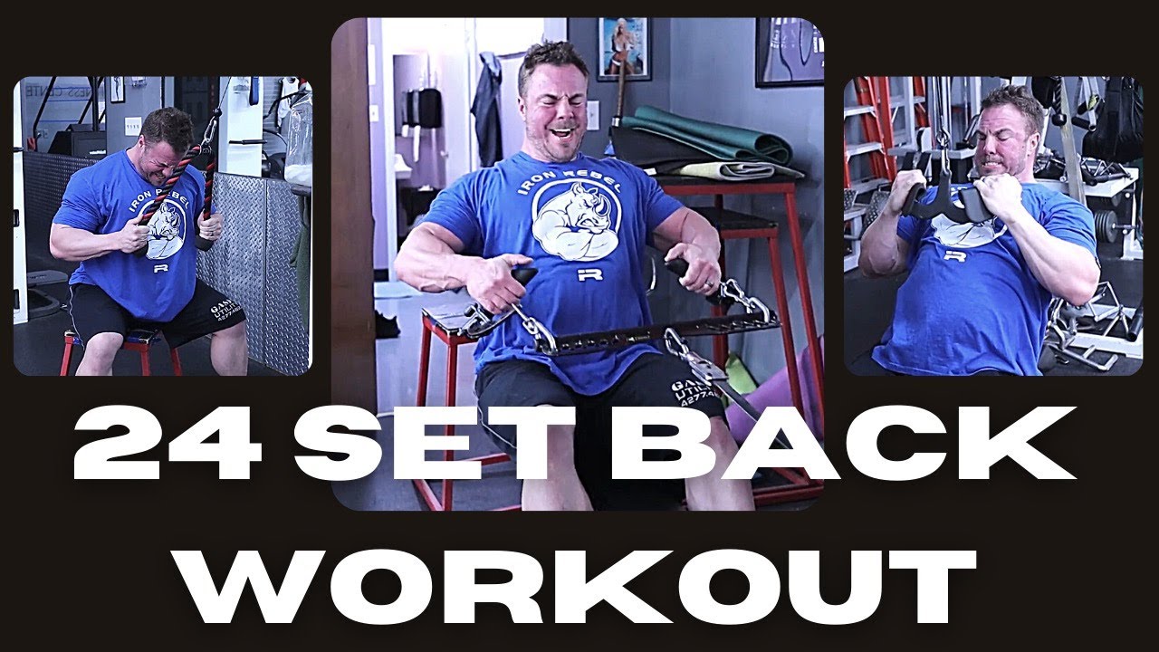 Milos Sarcev Inspired Back Day (Attack the Upper Back at ALL Angles)