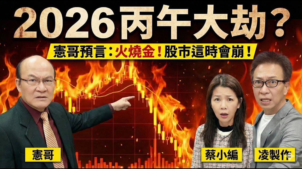 2026丙午年最嗆辣「財經大預言」！憲哥警告：第一季是逃命波？火旺土焦！房子與其買不如「這樣做」！股市將迎來U型反轉？憲哥獨家揭密：這些人將瓜分55兆財富！小白翻身最後機會？ ft.財經專家憲哥
