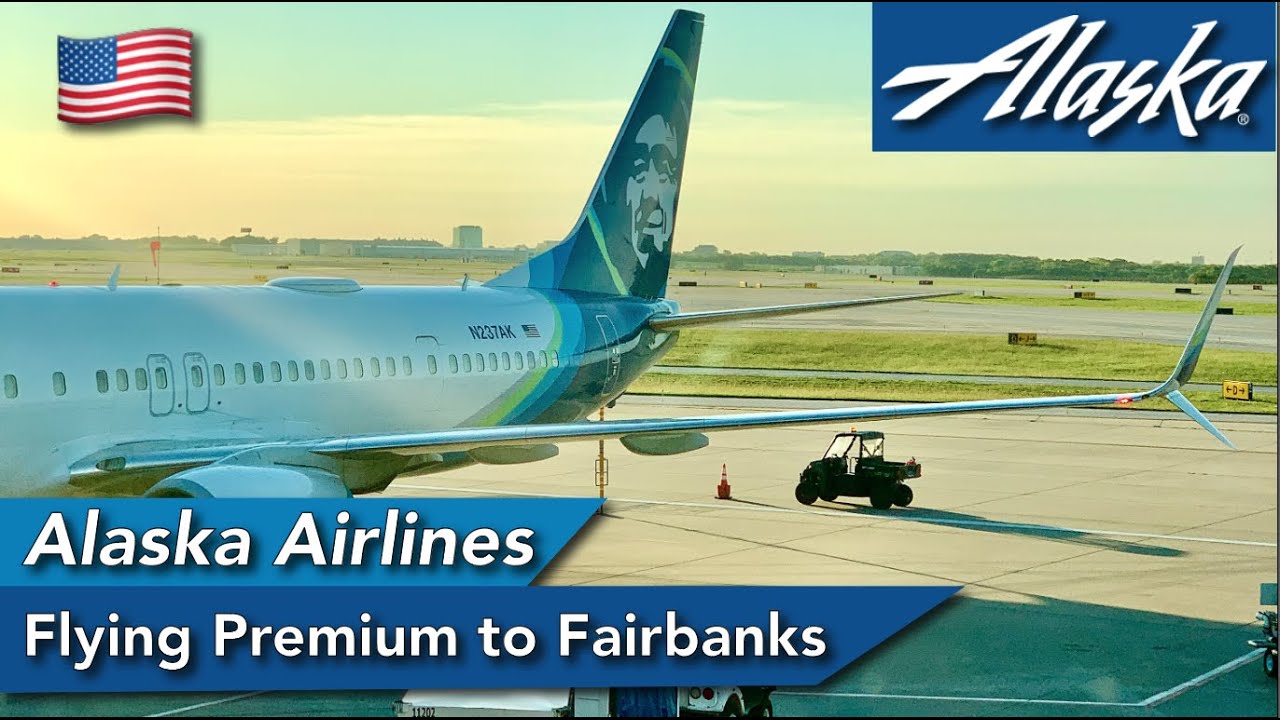 Перелет между Сиэтлом и Фэрбенксом в премиум-экономе Alaska Airlines