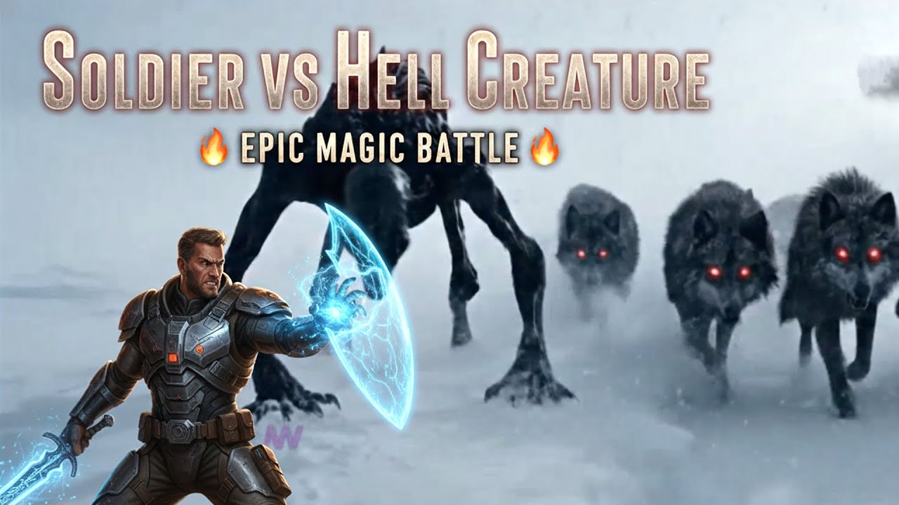 Soldier vs Hell Creature ⚔️🔥 