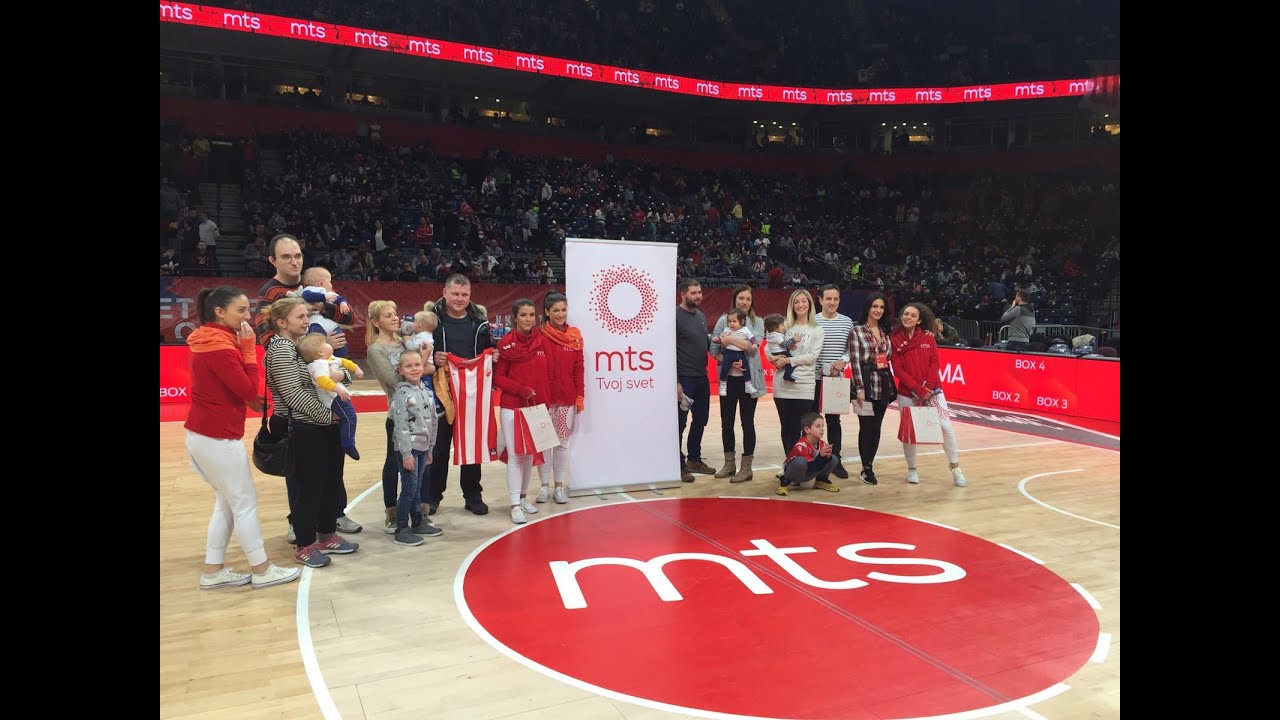 mts trka beba na poluvremenu utakmice KK Crevena zvezda mts BC Anadolu Efes, Euroleague