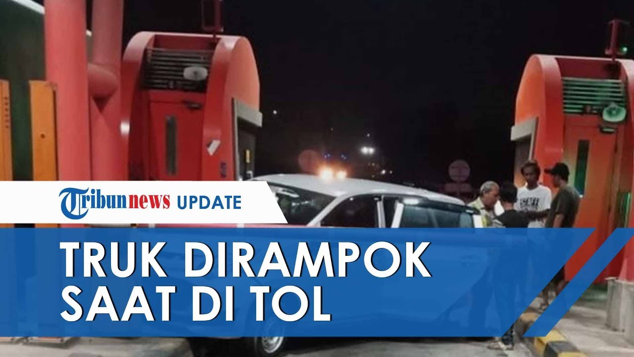 Dirampok saat Berhenti di Tol, Sopir Truk Kejar dan Tabrak Mobil Perampok Berbekal Kunci Cadangan