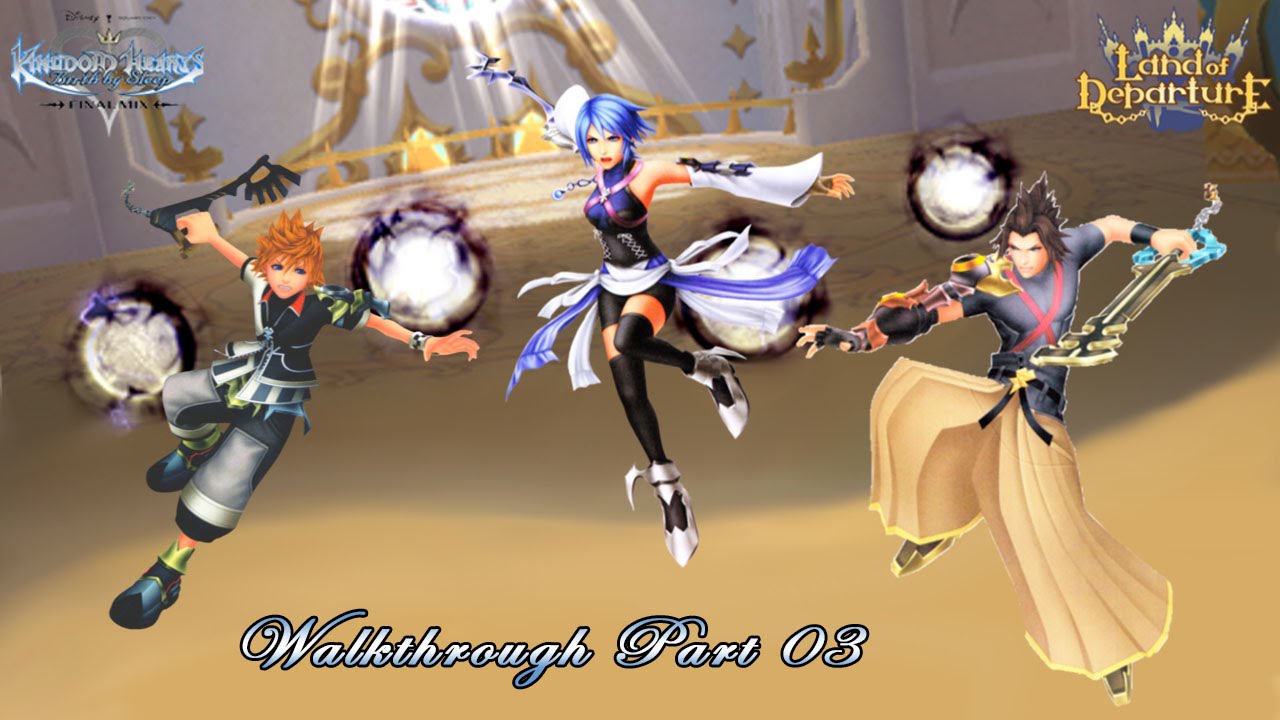 KINGDOM HEARTS -HD 2.5 ReMIX- KHBBSFM - Walkthrough - Part 3 - The Day of the Exam!