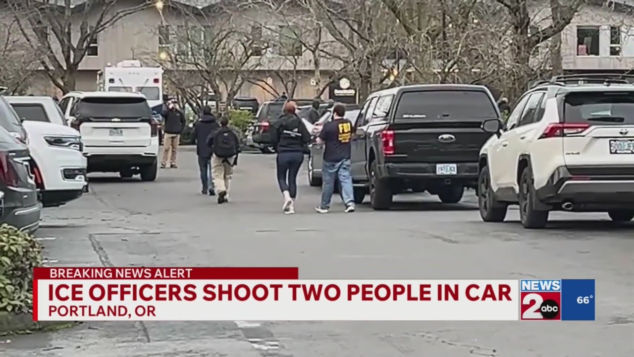 ICE officers shoot 2 people in car in Portland, Oregon