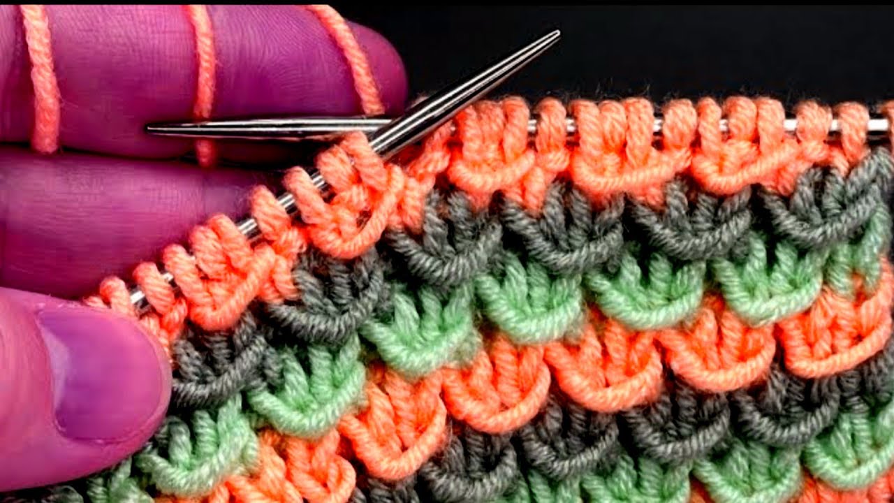 बहुत आसान बुनाई डिजाइन | Very Easy Knitting Pattern For cardigan/Scarf/sweater & baby sweaterl