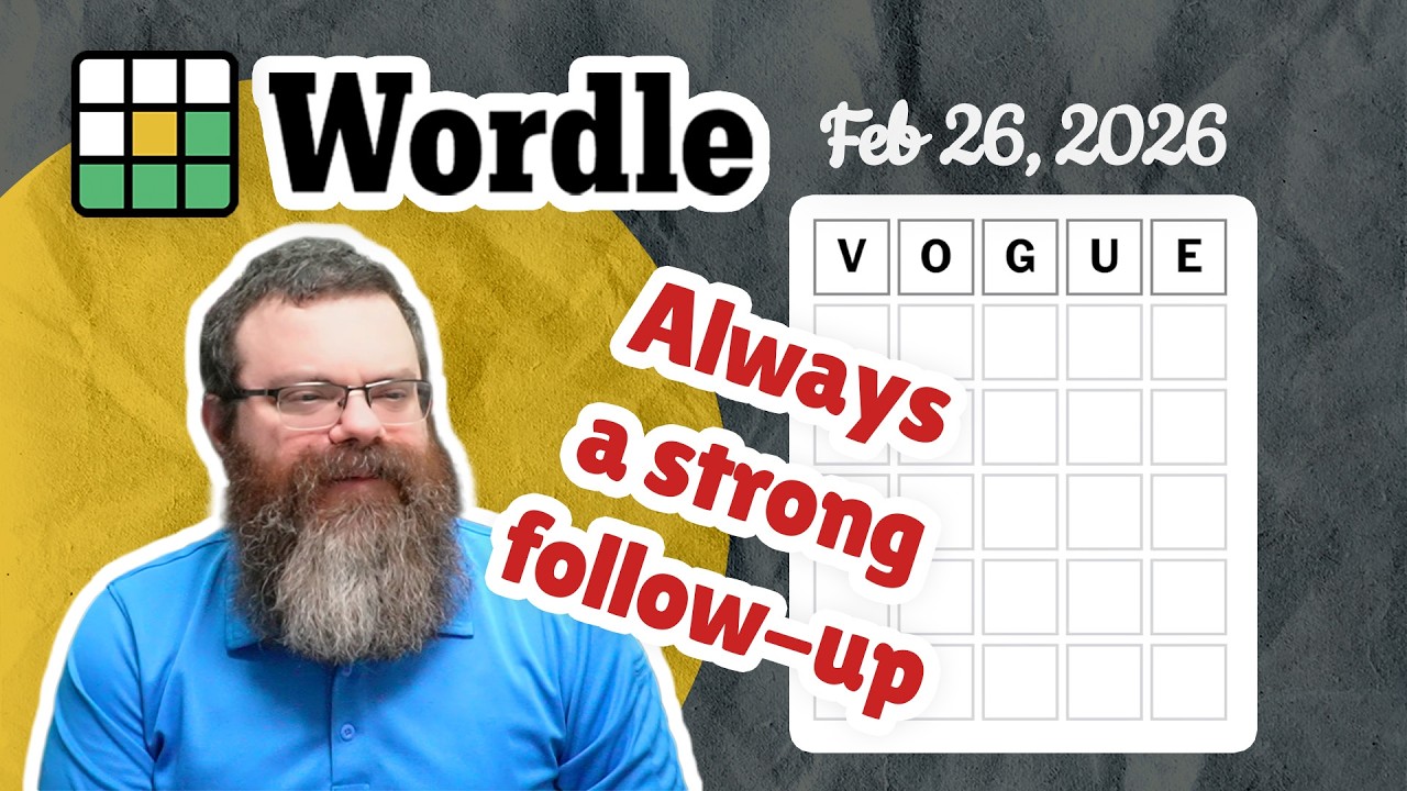 Good words are good | Wordle #1713 (Feb 26th, 2026)