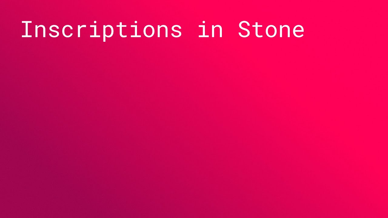 TALK: Inscriptions in Stone (SPAN NYC 2015)