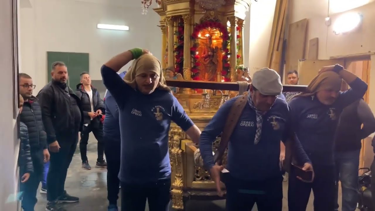 Festa S. Barbara ‘22 - Paternò (CT).    Uscita Cereo Operai                       17.11.2022